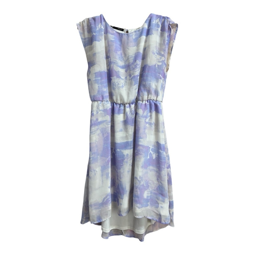 Maurices Womenโs Lavender and White Dress, Large